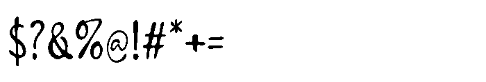 Make Things Script Font OTHER CHARS