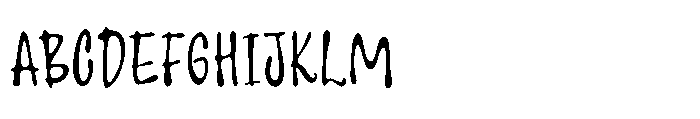 Make Things Script Font UPPERCASE