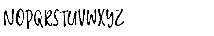 Make Things Script Font UPPERCASE