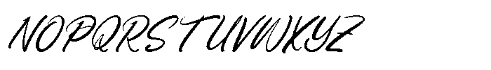 Make Unique Italic Font UPPERCASE