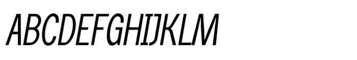 Makeevka Italic Font UPPERCASE