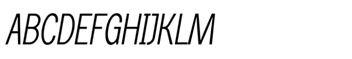 Makeevka Light Italic Font UPPERCASE