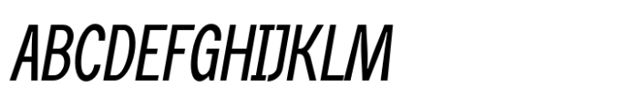 Makeevka Medium Italic Font UPPERCASE