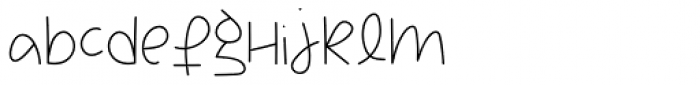 Makel Extralight Font LOWERCASE