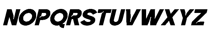 Makenfy Italic Font UPPERCASE