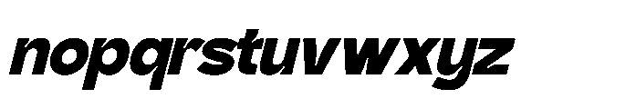 Makenfy Italic Font LOWERCASE