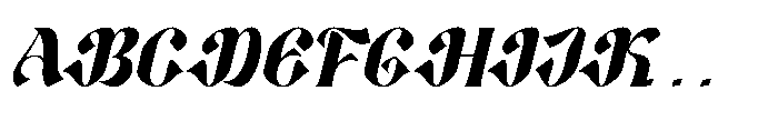 Maker Today Italic Font UPPERCASE