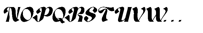 Maker Today Italic Font UPPERCASE