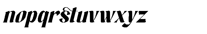 Maker Today Italic Font LOWERCASE