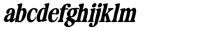Makers Serif Conden Obliq Contr FONT