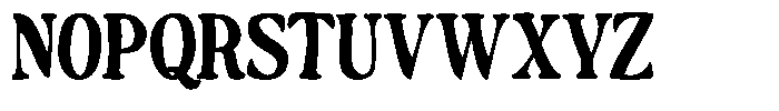 Makers Serif Condensed Contrast Font UPPERCASE