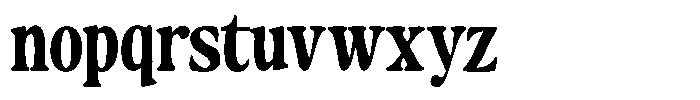 Makers Serif Condensed Contrast Font LOWERCASE