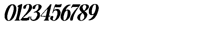 Makers Serif Condensed Oblique Font OTHER CHARS