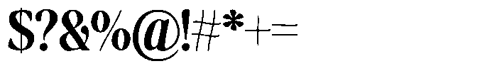 Makers Serif Condensed Font OTHER CHARS