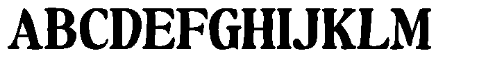 Makers Serif Contrast Font UPPERCASE