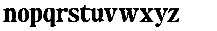 Makers Serif Contrast Font LOWERCASE