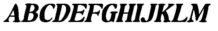 Makers Serif Exp Obliq Nrw Contr Font UPPERCASE
