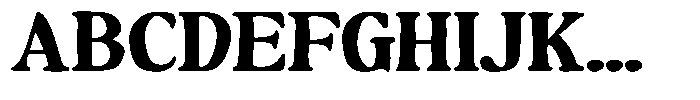 Makers Serif Expanded Contrast Font UPPERCASE