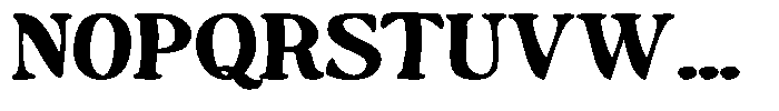 Makers Serif Expanded Contrast Font UPPERCASE