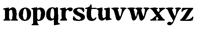 Makers Serif Expanded Contrast Font LOWERCASE