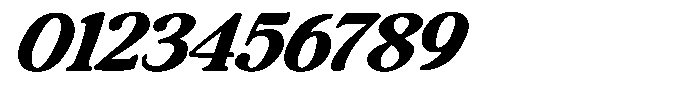 Makers Serif Expanded Italic Contrast Font OTHER CHARS