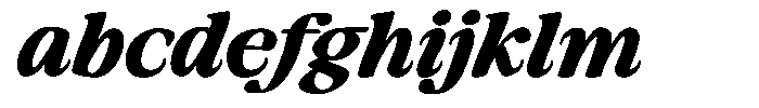 Makers Serif Expanded Italic Contrast FONT