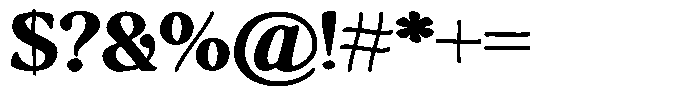 Makers Serif Expanded Narrow Contr Font OTHER CHARS