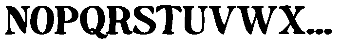 Makers Serif Expanded Narrow Contr Font UPPERCASE