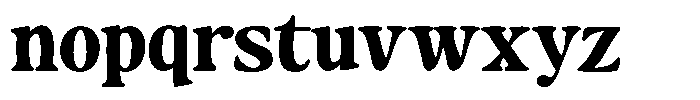 Makers Serif Expanded Narrow Contr Font LOWERCASE