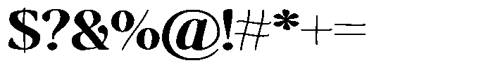 Makers Serif Expanded Narrow Font OTHER CHARS