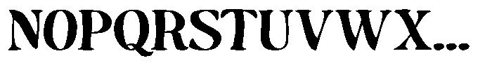 Makers Serif Expanded Narrow Font UPPERCASE
