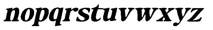 Makers Serif Expanded Obliq Contr Font LOWERCASE