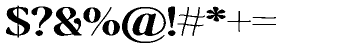 Makers Serif Expanded Font OTHER CHARS