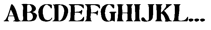 Makers Serif Expanded Font UPPERCASE