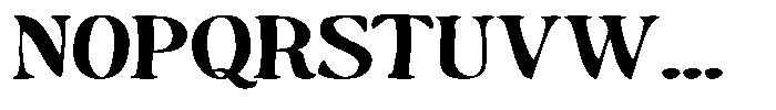Makers Serif Expanded Font UPPERCASE