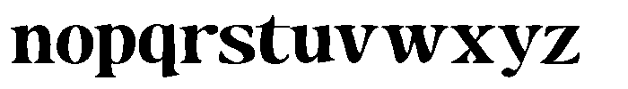 Makers Serif Expanded Font LOWERCASE