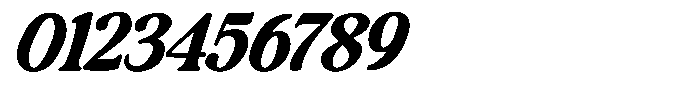 Makers Serif Italic Contrast Font OTHER CHARS