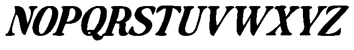 Makers Serif Italic Contrast Font UPPERCASE