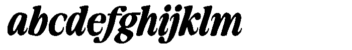 Makers Serif Italic Narrow Contrast FONT
