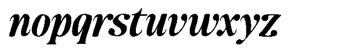 Makers Serif Italic Narrow Font LOWERCASE