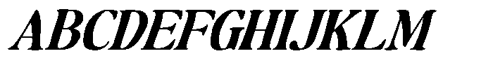 Makers Serif Italic Font UPPERCASE