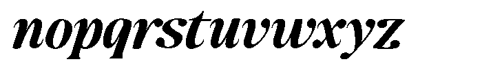 Makers Serif Italic Font LOWERCASE