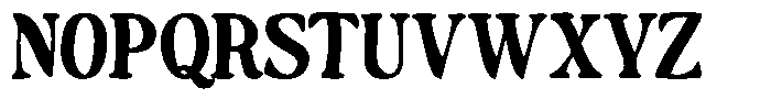 Makers Serif Narrow Contrast Font UPPERCASE