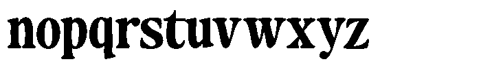 Makers Serif Narrow Contrast Font LOWERCASE