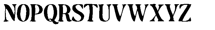 Makers Serif Narrow Font UPPERCASE
