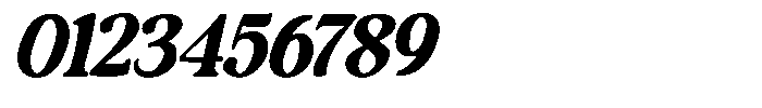 Makers Serif Oblique Contrast Font OTHER CHARS