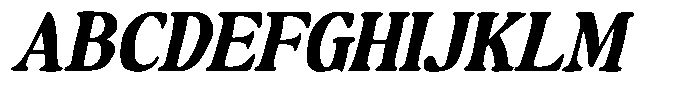 Makers Serif Oblique Contrast Font UPPERCASE