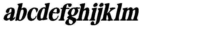 Makers Serif Oblique Narrow Contrast FONT
