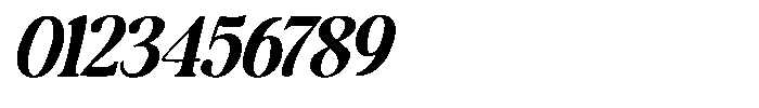 Makers Serif Oblique Narrow Font OTHER CHARS