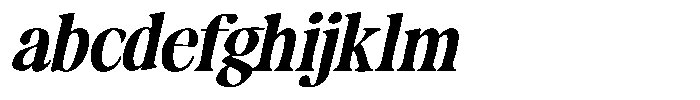 Makers Serif Oblique Narrow FONT